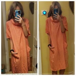 Vintage Anthony Richards Linen Blend Mod Shift Dress